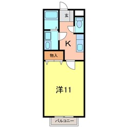 ティーワン日高の物件間取画像